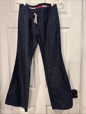 Banana Republic Indigo Flare Wide-Leg Jeans